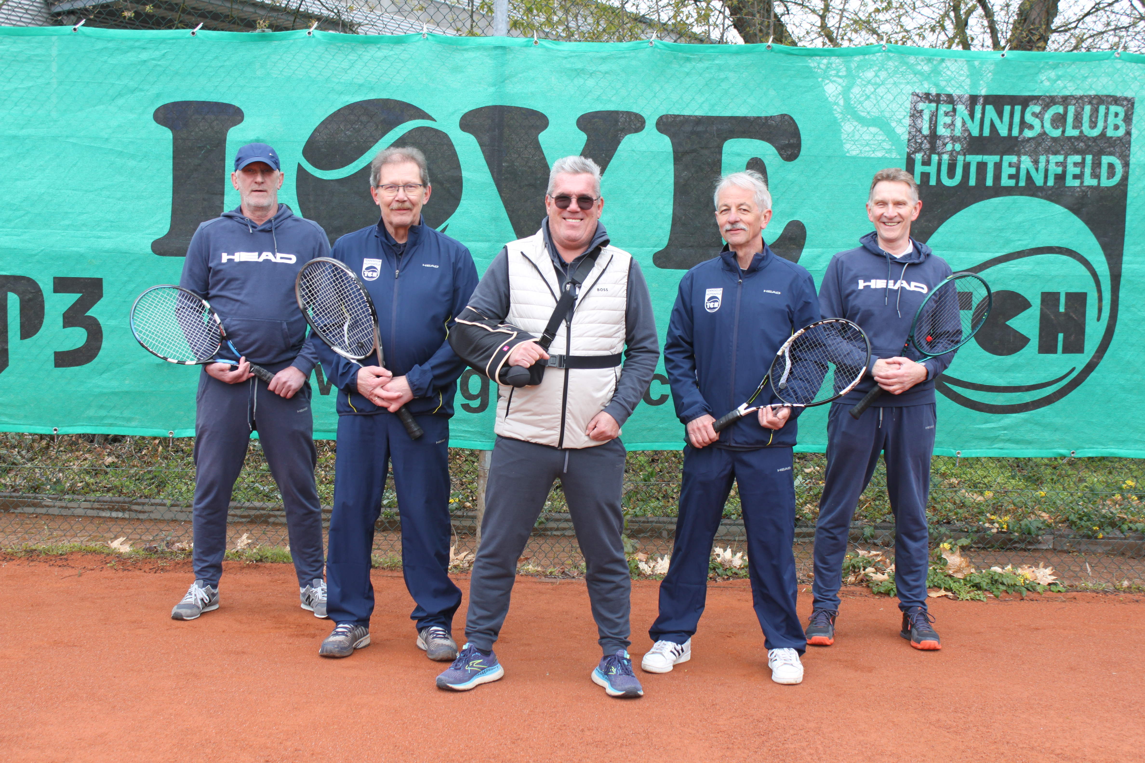 Herren-50-Mannschaft des TC Hüttenfeld